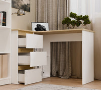 Schreibtisch NICEA LINKS ARTISAN WEISS – Produktabbildung 5
