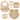 IKONKA Kindersilikonutensilien Eule 8er Set beige