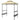 Outsunny Grill-Zelt, BBQ-Zelt, Gartenpavillon mit 2 Regalen, Aufbewahrungskörbe, Haken, für Terrasse, Beige