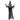 Outsunny 183cm Halloween Dekoration Hängende Halloween Hexe mit LED-Lichter, Soundfunktion verstellbare Arme