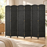 HOMCOM 6-teiliger Raumtrenner, Faltbarer Sichtschutz, Sichtschutzwand für Wohnzimmer, Schlafzimmer – Produktabbildung 8