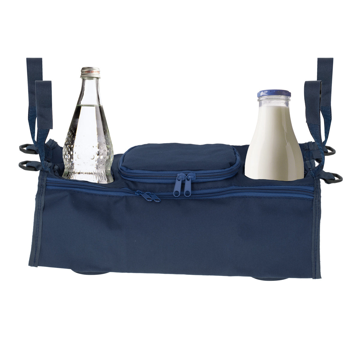 IKONKA Getränkeflaschen-Trolley-Organizer navy blau – Produktabbildung 2