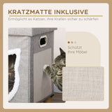 PawHut Katzenhöhle, Katzenhaus, inkl. Spielball, waschbares Kissen, 35,5 cm x 35,5 cm x 42,5 cm – Produktabbildung 5