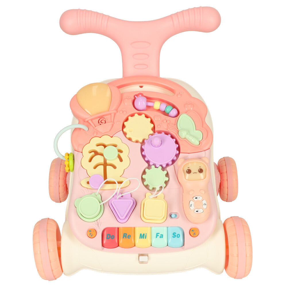 IKONKA Kinderwagen interaktiver Lerntisch 3in1