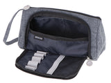 IKONKA Schulmäppchen Doppelbeutel-Etui grau – Produktabbildung 9