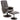 HOMCOM Relaxsessel mit Hocker, drehbarer Fernsehsessel mit 10 Massagepunkte, Liegefunktion, Massagesessel mit