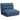 HOMCOM Sitzsack mit Bettfunktion, neigbare Lehne, klappbar, bis 120kg, 70 x 72 x 56 cm, Dunkelblau