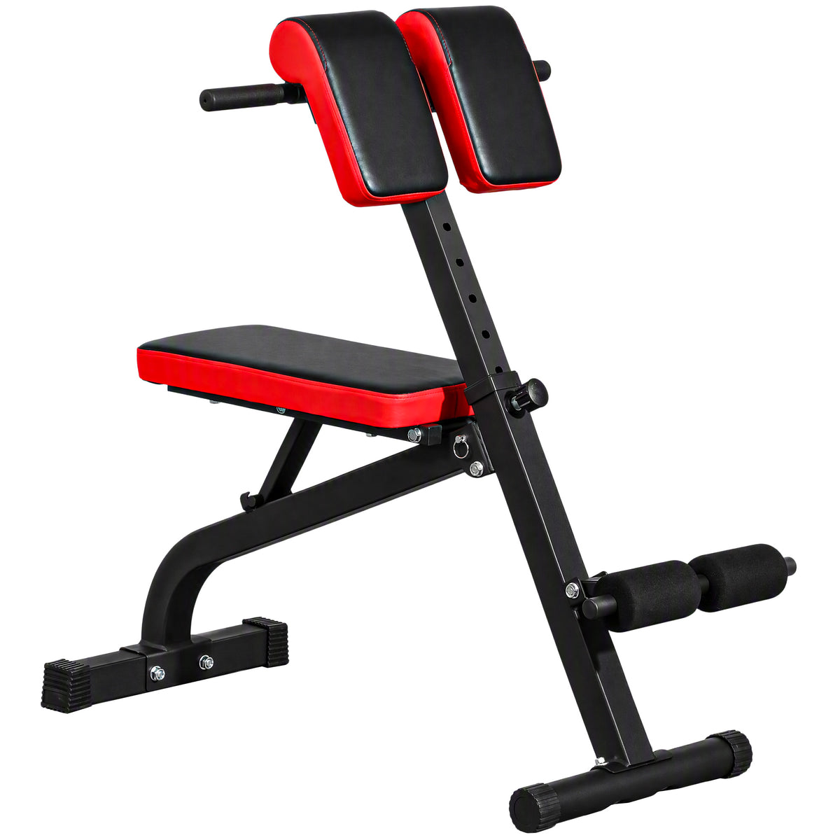 Roman Chair Hyperextension Bank & Hantelbank Klappbar Trainingsbank, Multifunktion Fitnessbank bis 300 kg