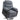 HOMCOM Aufstehsessel mit weichem Cordbezug, Recliner-Sessel mit Fernbedienung und Seitentaschen, Dunkelgrau