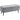 HOMCOM Sitzbank, Sitztruhe, Polsterbank, Leinenoptik, bis 150kg, 101x38,5x44,5 cm, Grau