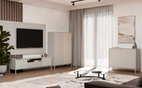 TV-SCHRANK KAMARO 160 KASCHMIR gerillte Front + klassische Front – Produktabbildung 6