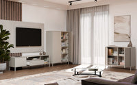 TV-SCHRANK KAMARO 160 KASCHMIR gerillte Front + klassische Front – Produktabbildung 4