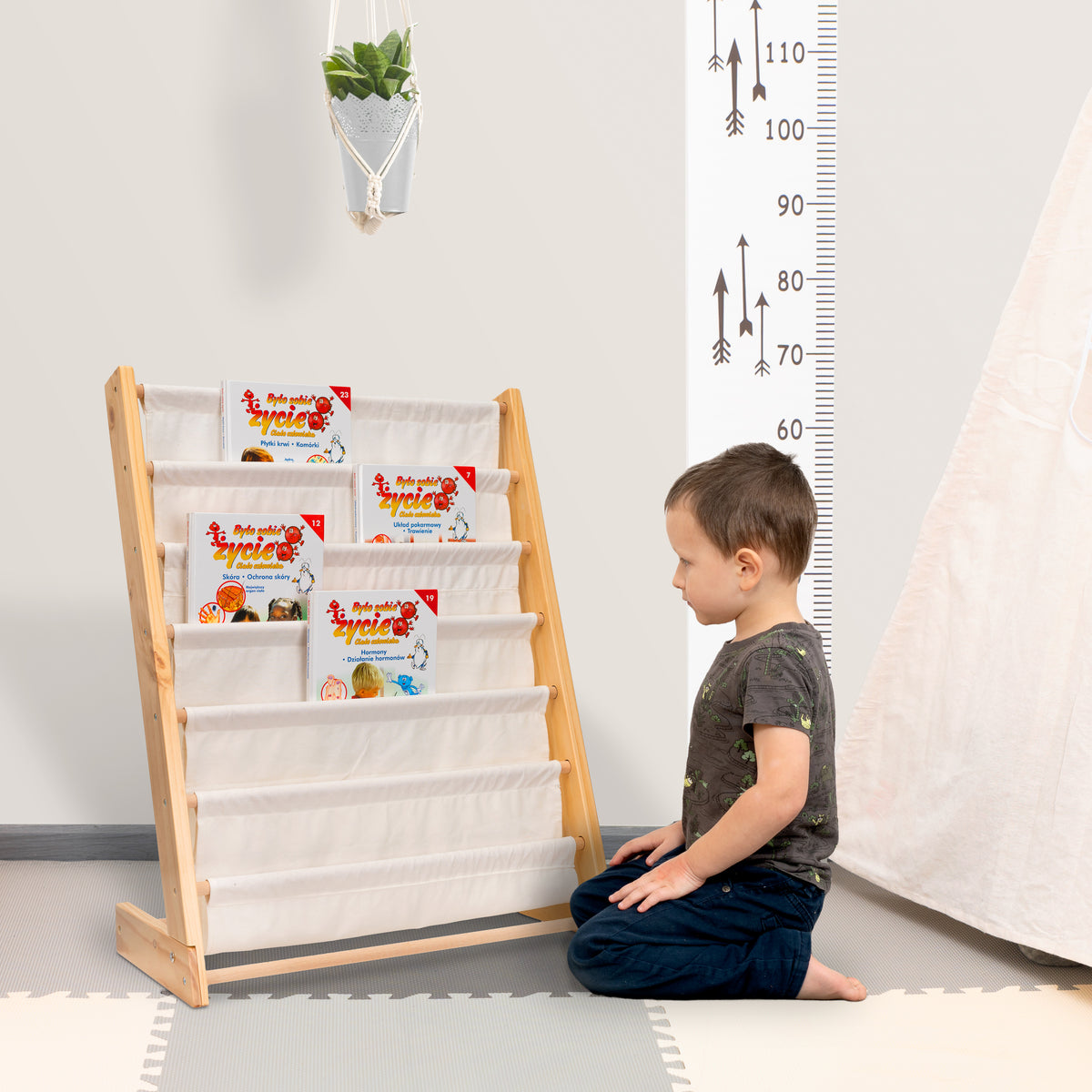IKONKA Kinderbuchregal Standregal 79cm – Produktabbildung 10