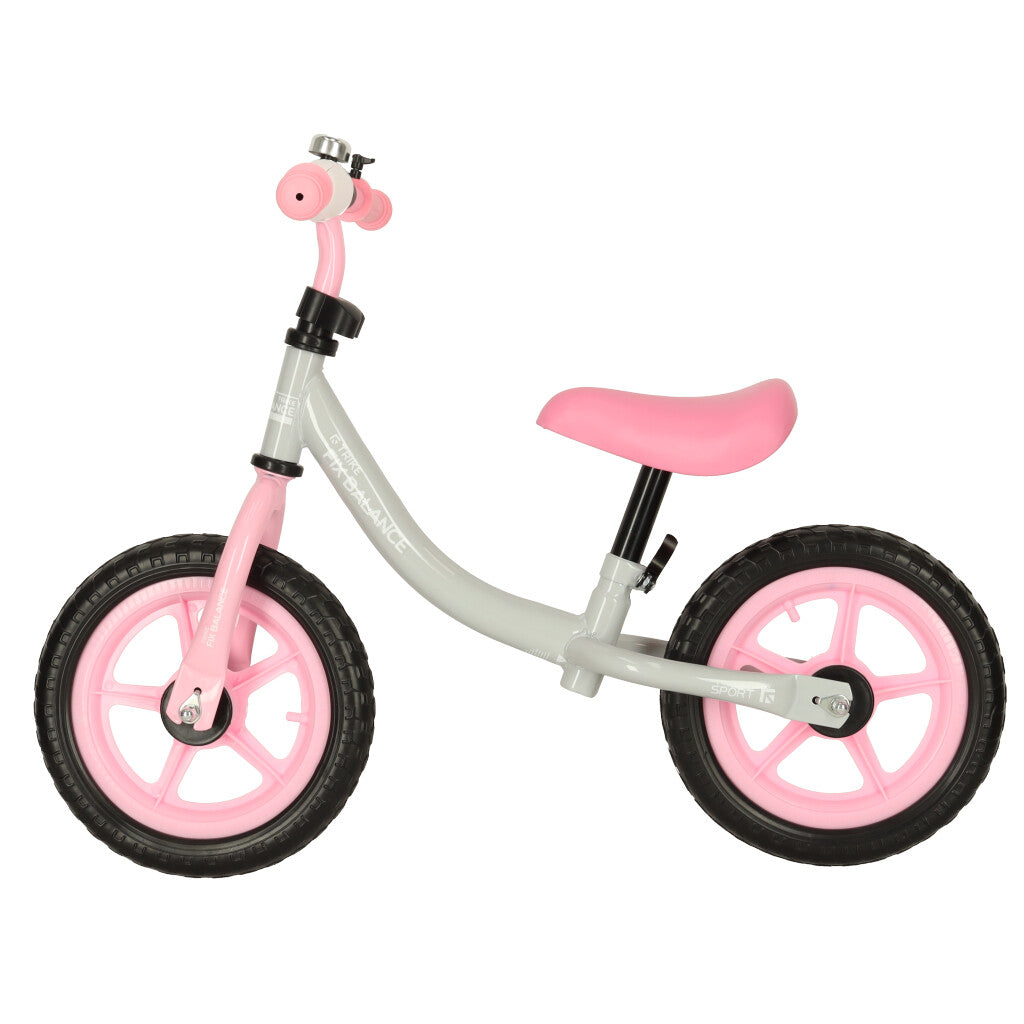 Trike Fix Balance Geländerad grau-rosa