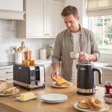 HOMCOM Wasserkocher- und Toaster-Set, 1,7 l 2200 W Schnellkoch-Wasserkocher mit Thermostat – Produktabbildung 9