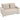 HOMCOM 2-Sitzer Sofabett, Cordbezug, zum Schlafsofa umwandelbar, 2 Kissen, Seitentaschen, 157 x 190 cm