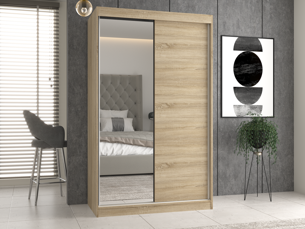 Kleiderschrank Iga 120 A/B SONOMA – Produktabbildung 2