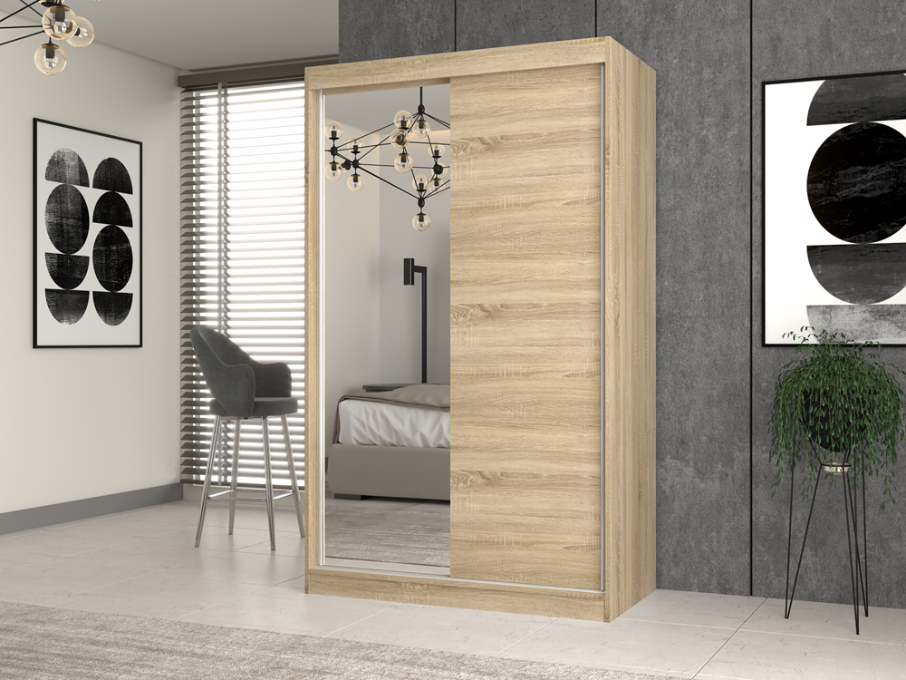 Kleiderschrank Iga 120 A/B SONOMA – Produktabbildung 3