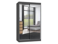 Kleiderschrank Iga 120A ANTHRAZIT ARTISAN