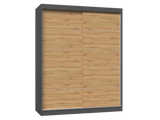 Kleiderschrank Iga 160/C ANTHRAZIT ARTISAN