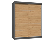 Kleiderschrank Iga 160/C ANTHRAZIT ARTISAN
