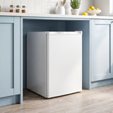 HOMCOM Mini-Gefrierschrank 59 l, Tisch-Gefrierschrank, Türanschlag wechselbar, Ablagen entnehmbar, Temp – Produktabbildung 8