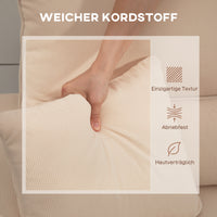 HOMCOM Verstellbares Bettsofa, L-förmiges Gästesofa mit Bettfunktion, Stauraum, Kissen, für Wohnzimmer – Produktabbildung 8