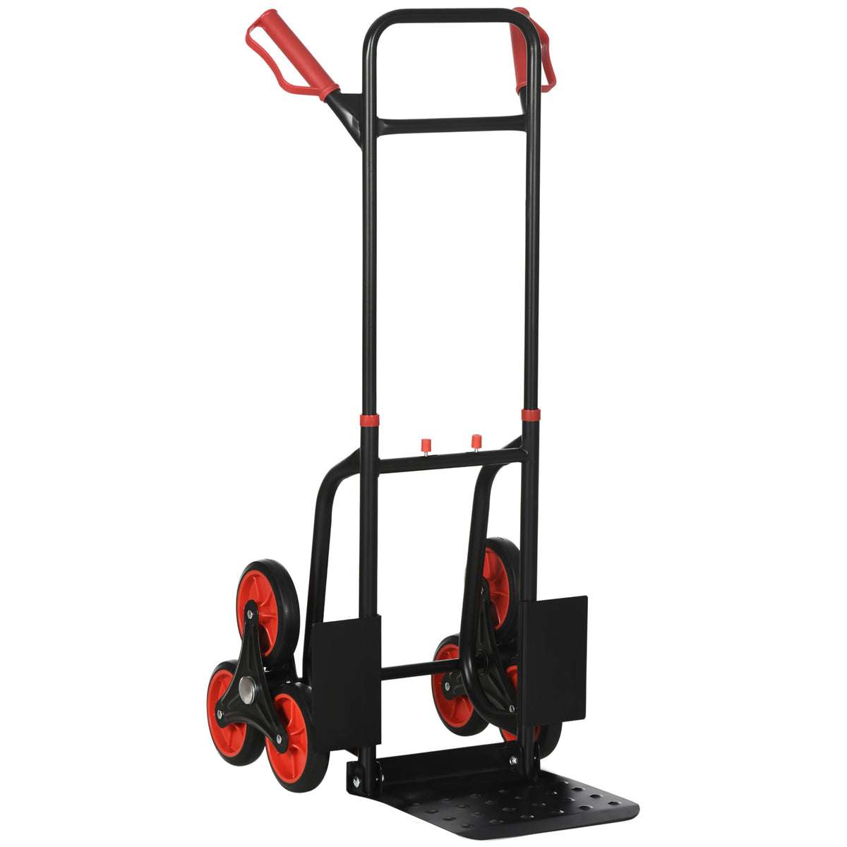 Treppensteiger Sackkarre klappbar Transportkarre mit Stahlrahmen max. 120kg 105,5 cm Transportwagen für Umzug