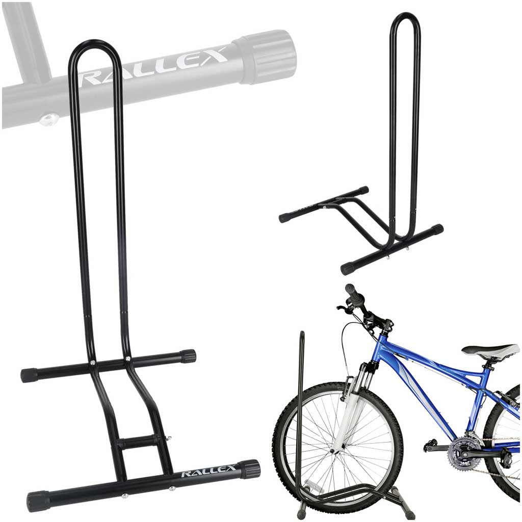 Rallex Einzelner Metall-Fahrradständer schwarz – Produktabbildung 2