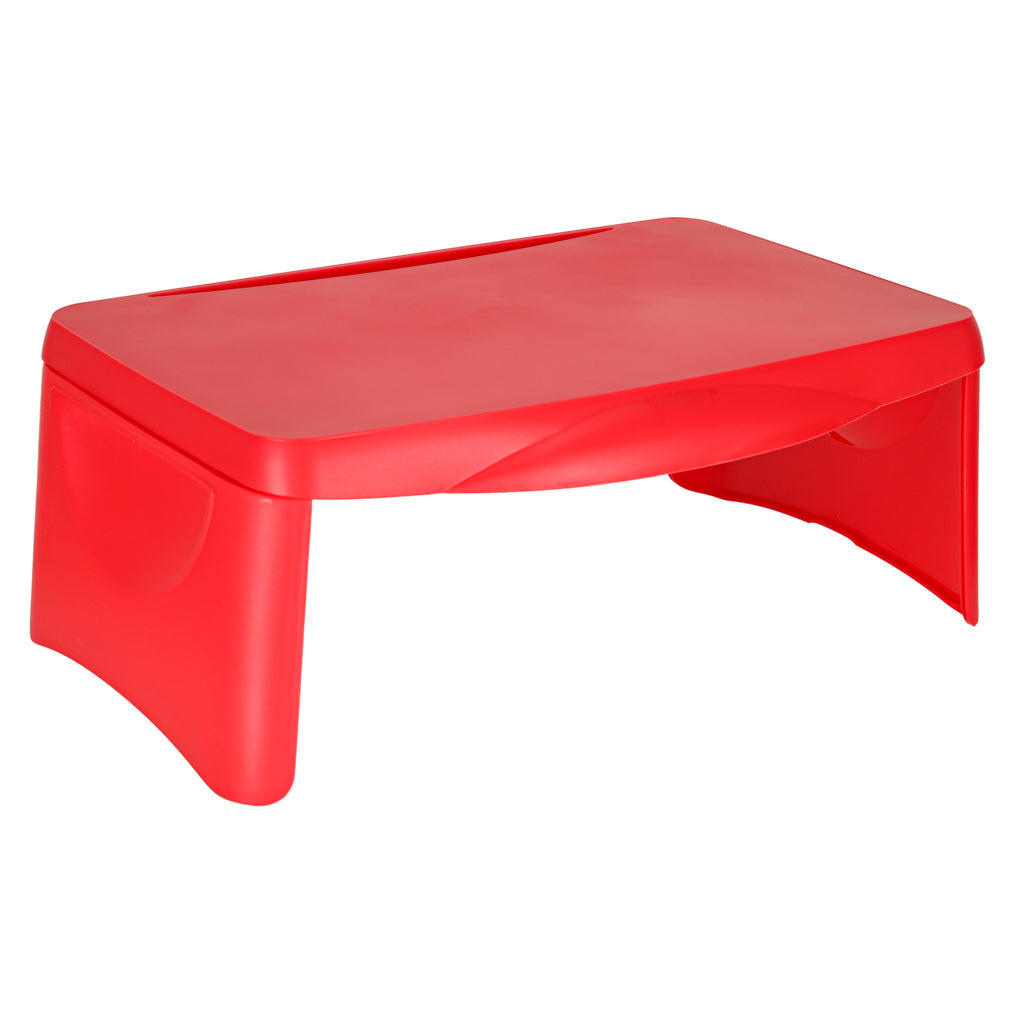 Kinderautotisch mit Staufach rot