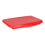 Kinderautotisch mit Staufach rot