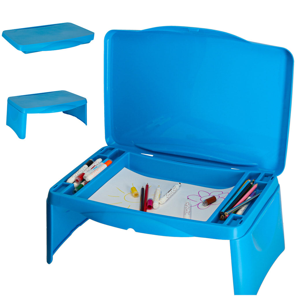 IKONKA Kinderautotisch mit Staufach
