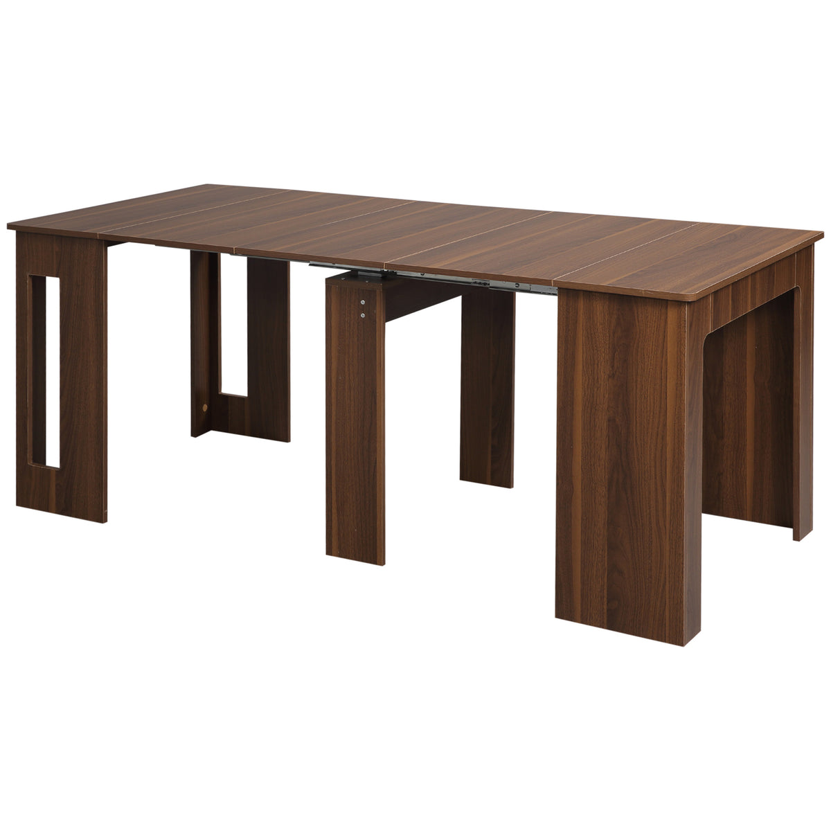 HOMCOM Ausklappbarer Esstisch Ausziehbarer Esstisch Esstisch, mobil, modernes Design, 180cm x 85cm x 75cm