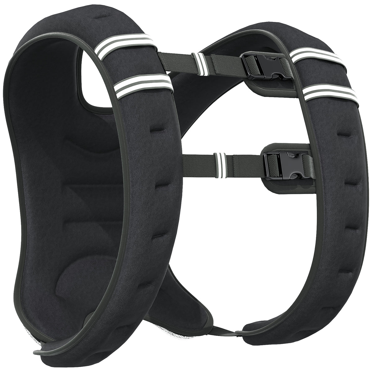 HOMCOM Gewichtsweste 5 KG / 8 KG / 10 KG verstellbare Trainingsweste mit herausnehmenbar Gewichten Laufweste