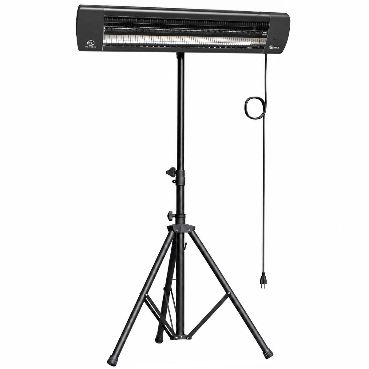 Outsunny Infrarot Heizstrahler 2500W Terrassenstrahler mit Touch & Fernbedienung 3 Heizstufen