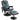 HOMCOM Massagesessel mit Hocker, Drehbares Relaxsessel mit Massagefunktion, Elektrisches Fernsehsessel mit