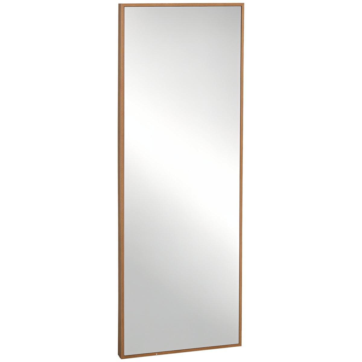 HOMCOM Wandspiegel, hoch, Kiefernholzrahmen, 45L x 125H x 4,8T cm