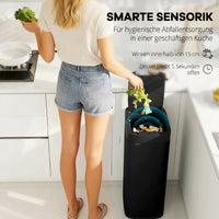 HOMCOM 50L Sensor-Mülleimer, berührungslos Küchenmülleimer mit Bewegungssensor, fingerabdruckresistent – Produktabbildung 4