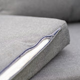 Gartenmöbelset DUISBURG Sofa Sessel Tisch ANTHRAZIT / BRAUN – Produktabbildung 11