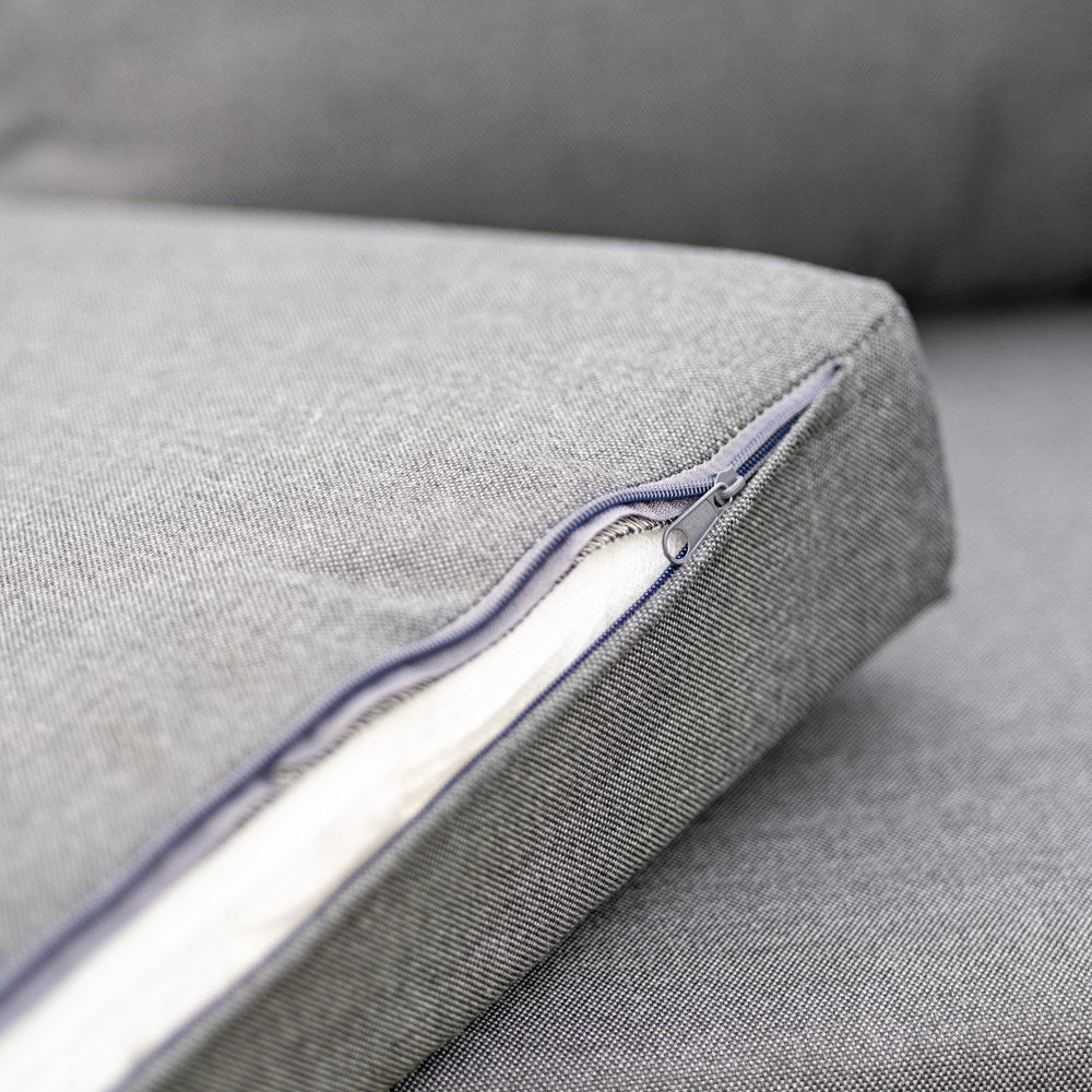 Gartenmöbelset DUISBURG Sofa Sessel Tisch ANTHRAZIT / BRAUN – Produktabbildung 11