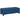 HOMCOM Sitzbank mit Stauraum, Ottomane, Flurbank, Knopfheftung,125,1 cm x 48,9 cm x 41,3 cm, Blau