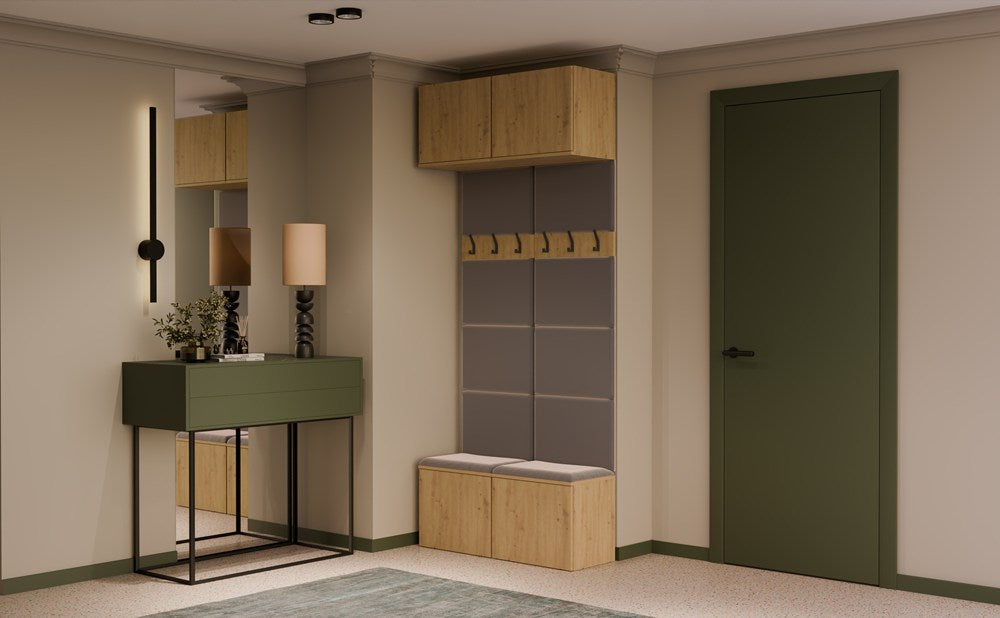 Garderobe Doppel-Kleiderpaneel HAGA II/2W EICHE ARTISAN – Produktabbildung 2