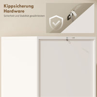 HOMCOM Küchenschrank, 5-Ebenen-Aufbewahrungsschrank, verstellbare Regale, für Wohnzimmer, Küche – Produktabbildung 6