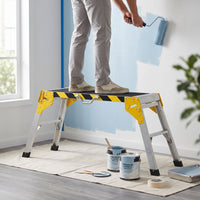 HOMCOM Arbeitsplattform Alu Werkbank Klappbar Arbeitstisch bis 150 kg, Arbeitsbühne mit Griff – Produktabbildung 9