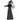 HOMCOM 180 cm Halloween Animierte Hexe Dekoration Lebensgroß mit leuchtenden Augen, Gruseliger Sound