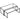 HOMCOM 2er-Set Couchtische, Glastische, mit pulverbeschichtetem Stahl, Schwarz + Transparent
