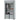 HOMCOM Kleiderschrank Stoffschrank 1 Kleiderstange, 2 Schubladen, 83 x 42.5 x 162,5 cm, Grau