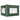 Outsunny 2er-Set Seitenteile für Pavillon 3x3/3x4 m, Seitenwand mit Fenster, wasserdicht Grün