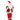 HOMCOM Singender Weihnachtsmann, 120 cm, lebensgroß, animiert, mit drehbarem Kopf und beweglichen Armen