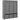 HOMCOM Stoffschrank aus Vlies, Faltschrank, inkl. 3 Schubladen, 125 cm x 43 cm x 162,5 cm, Grau